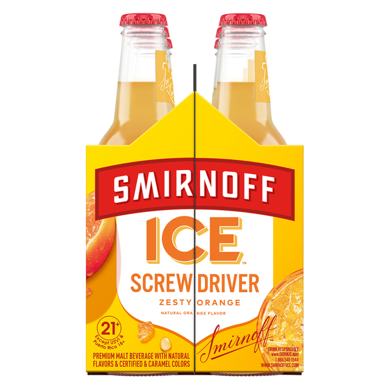 Smirnoff Ice Screwdriver 6pk 11.2oz Btl 4.5% ABV