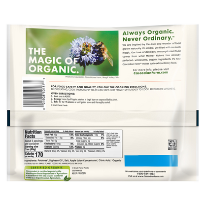 Cascadian Farm Frozen Organic Spud Puppies Shredded Potatoe 16oz