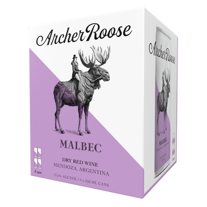 Archer Roose Wines Malbec 4pk 250ml Cans