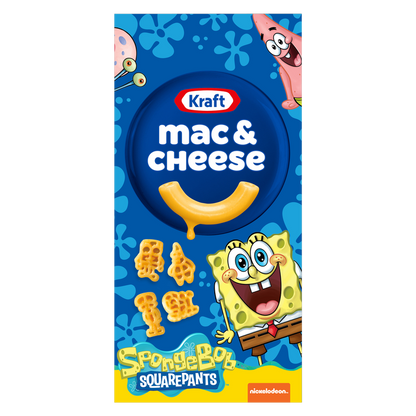 Kraft SpongeBob Shaped Mac-n-Cheese, 5.5oz