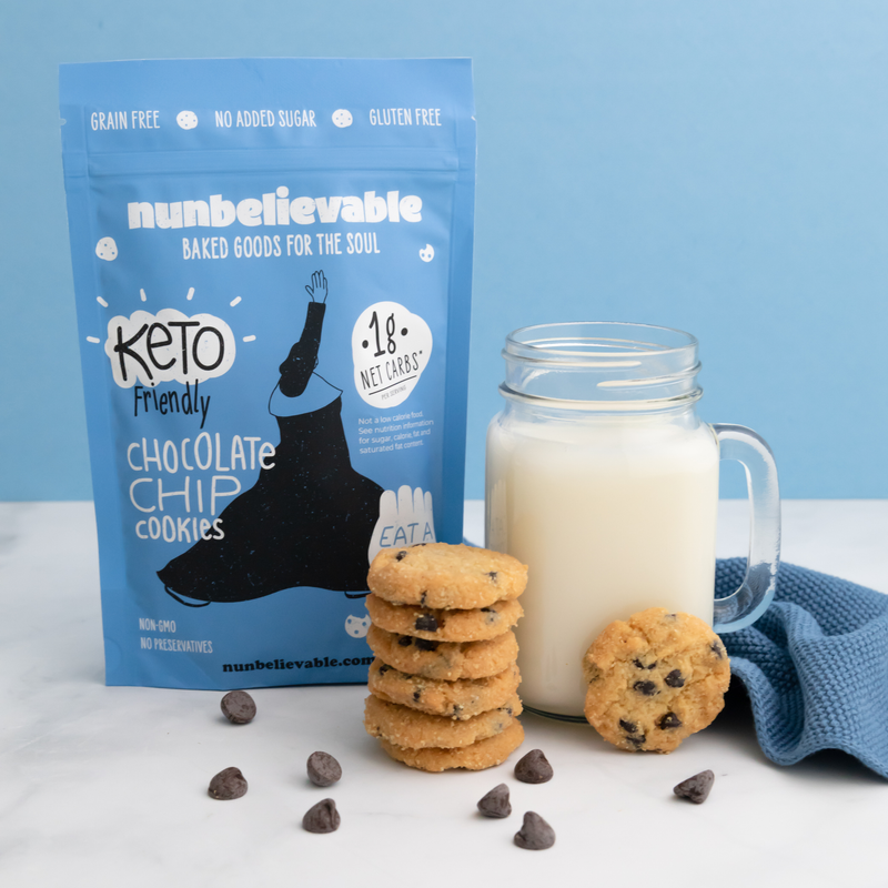 Nunbelievable Keto Chocolate Chip Cookies 3.4oz