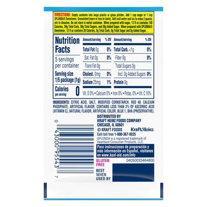 Kool Aid Tropical Punch Powdered Drink Mix Packet .16oz