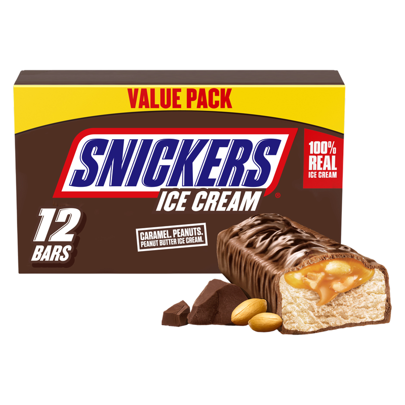 SNICKERS Ice Cream Bars 12 ct