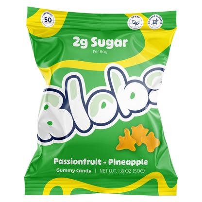 Blobs Passionfruit-Pineapple Gummies, 1.8 oz