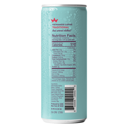 Sang Traditional Vietnamese Coffee 8oz Can