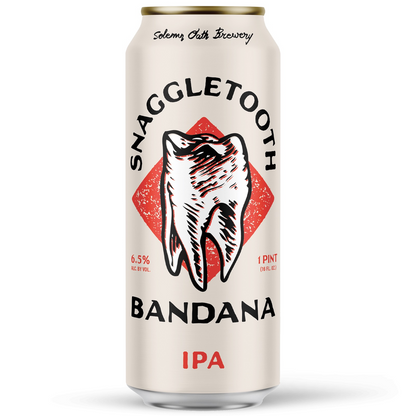 Solemn Oath Snaggletooth Bandana IPA 4pk 16oz Can 6.5% ABV