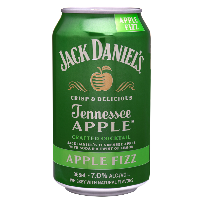 Jack Daniels Apple Fizz Can 355ml 7% ABV