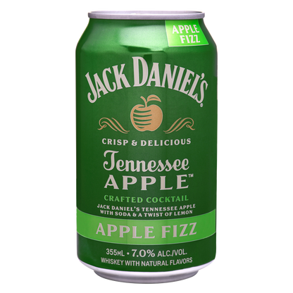 Jack Daniels Apple Fizz Can 355ml 7% ABV