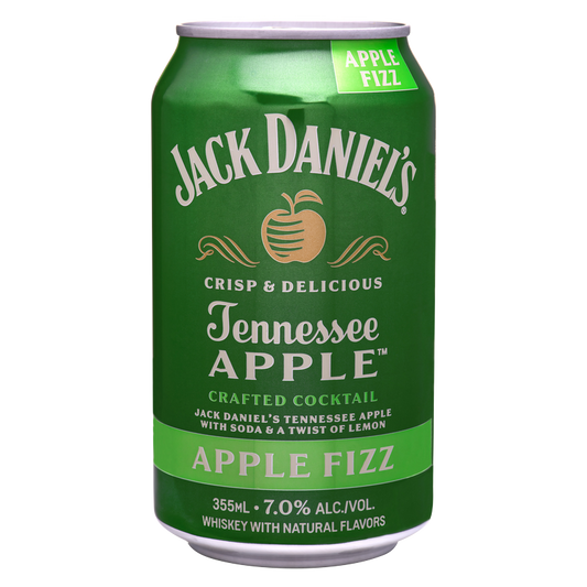 Jack Daniels Apple Fizz Can 355ml 7% ABV