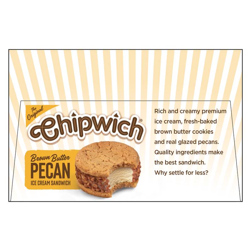 Chipwich Brown Butter Pecan 3ct