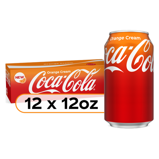 Coca-Cola Orange Cream 12pk 12oz Can