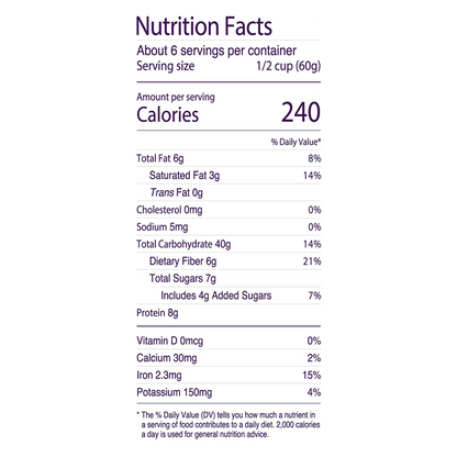 Seven Sundays Wild & Free Blueberry Chia Muesli 12oz Bag