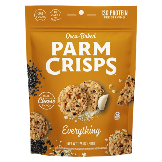 ParmCrisps Gluten-Free Everything Oven-Baked Parm Crisp Cheese Crackers, 1.75 oz