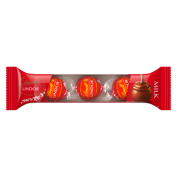 Lindt LINDOR Milk Chocolate Candy Truffles, Chocolates with Smooth, Melting Truffle Center, 1.3 oz