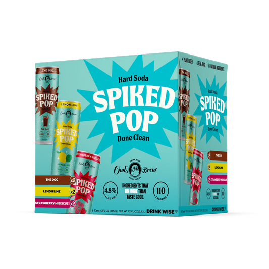 Spiked Pop Partea Pack Hard Seltzer 6pk 12oz Can 4.8% ABV