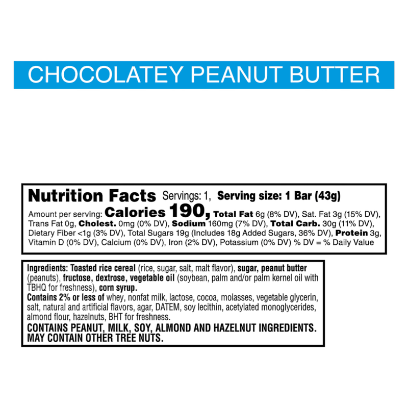 Rice Krispies Treats® Peanut Butter Chocolate, 1.5oz