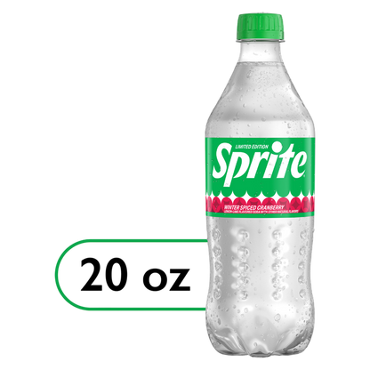 Sprite Winter Spiced Cranberry 20oz Btl