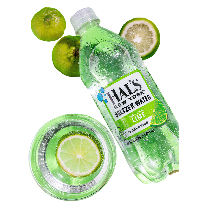Hal's New York Lime Seltzer 20oz Btl