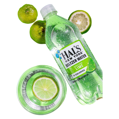 Hal's New York Lime Seltzer 20oz Btl