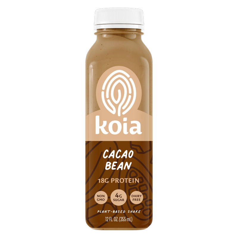 Koia Protein Cacao Bean Plant Based Protein Drink 12oz Btl