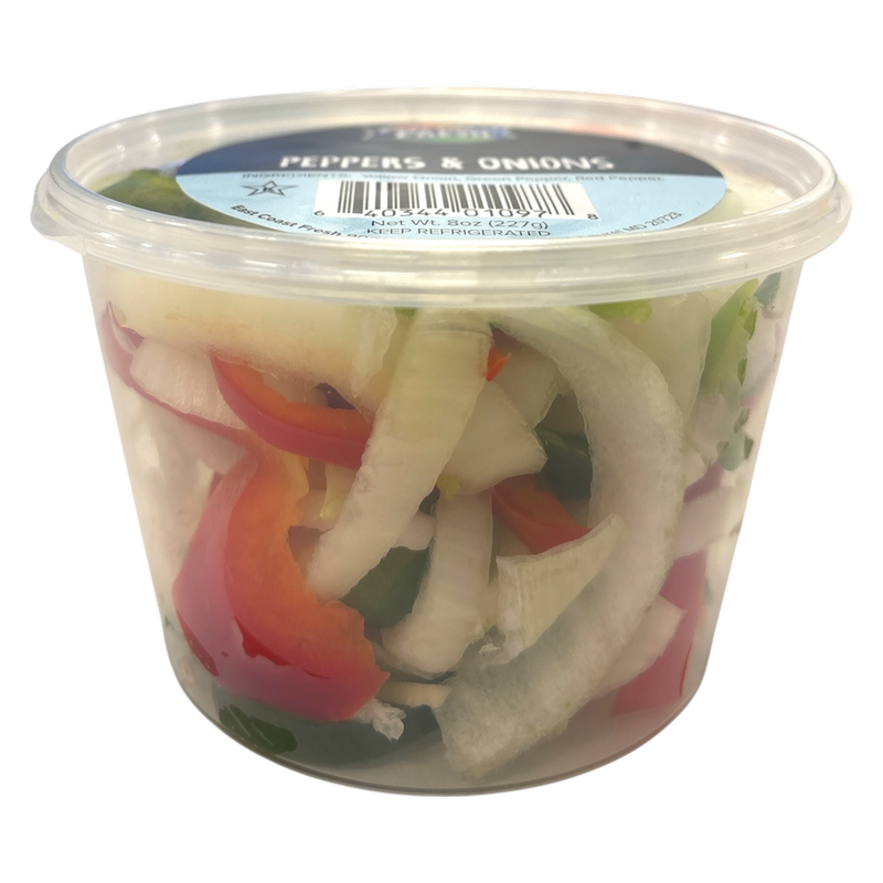Fresh Peppers & Onions - 8oz