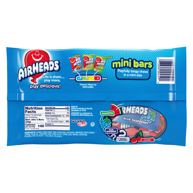 Mini Airheads Assorted Bag, 12oz
