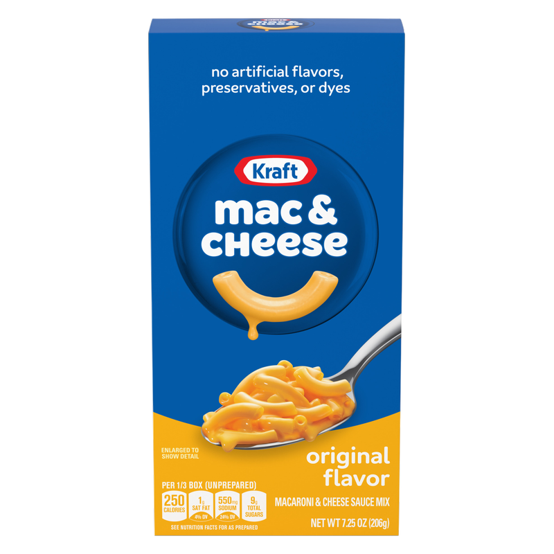 Kraft Original Flavor Macaroni & Cheese Dinner 7.25oz