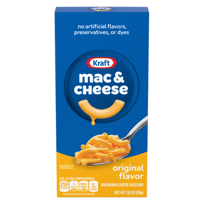 Kraft Original Flavor Macaroni & Cheese Dinner 7.25oz