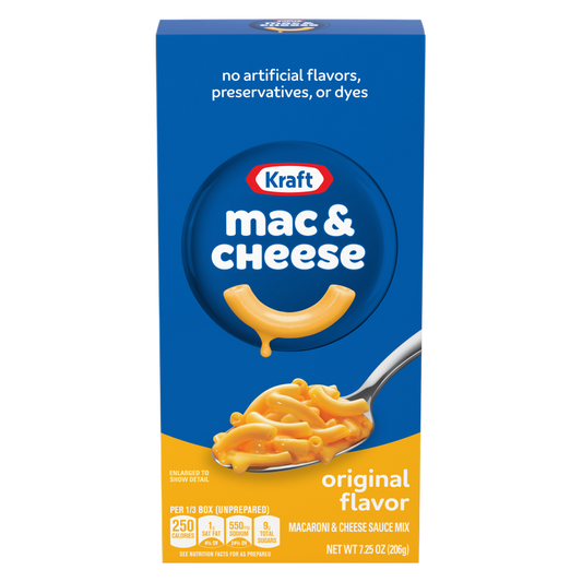 Kraft Original Flavor Macaroni & Cheese Dinner 7.25oz