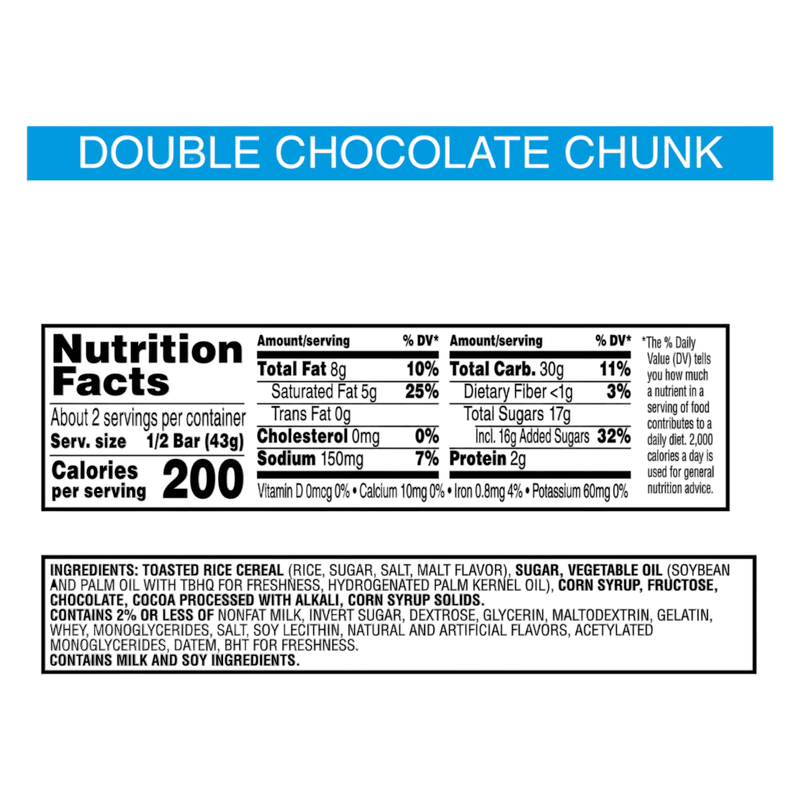 Rice Krispies Treats® Big Bar Double Chocolatey Chunk, 3 oz