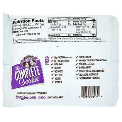 Lenny & Larry's The Complete Cookie Oatmeal Raisin 4oz