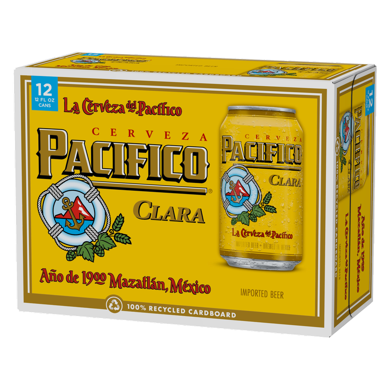 Pacifico 12pk 12oz Can 4.4% ABV