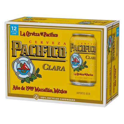 Pacifico 12pk 12oz Can 4.4% ABV