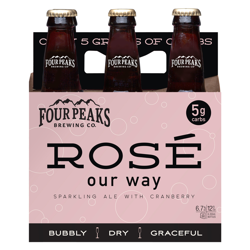 Four Peaks Rose Sparkling Ale 6pk 12oz Btl 6.7% ABV