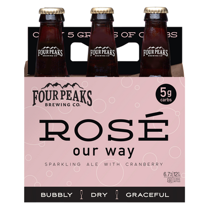 Four Peaks Rose Sparkling Ale 6pk 12oz Btl 6.7% ABV