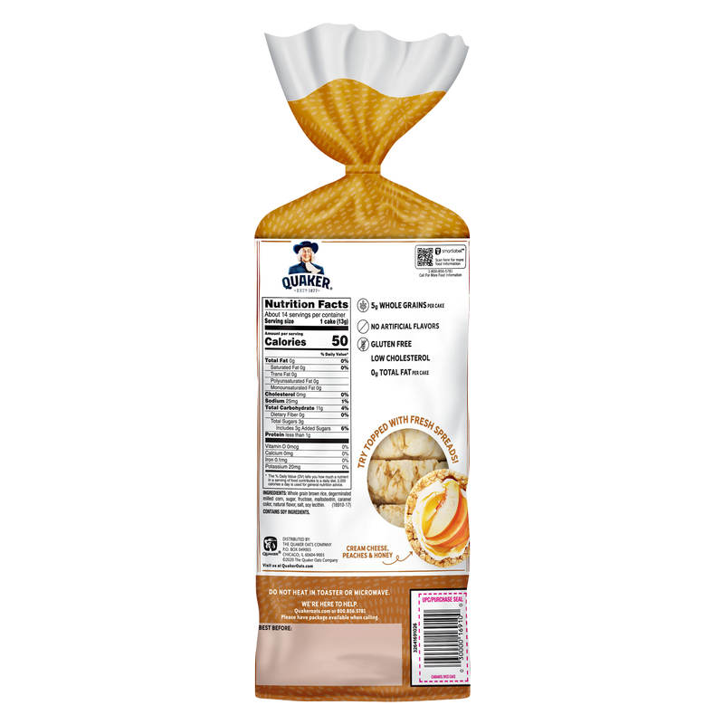 Quaker Caramel Corn Rice Cakes 6.5oz