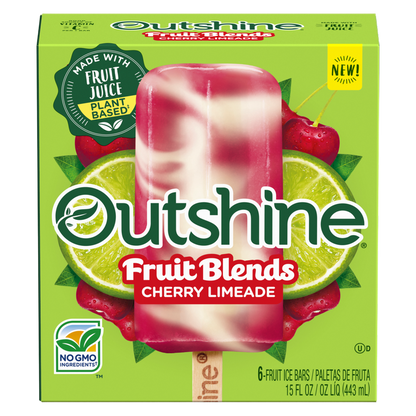 Outshine Cherry Limeade Frozen Fruit Bars, 6ct