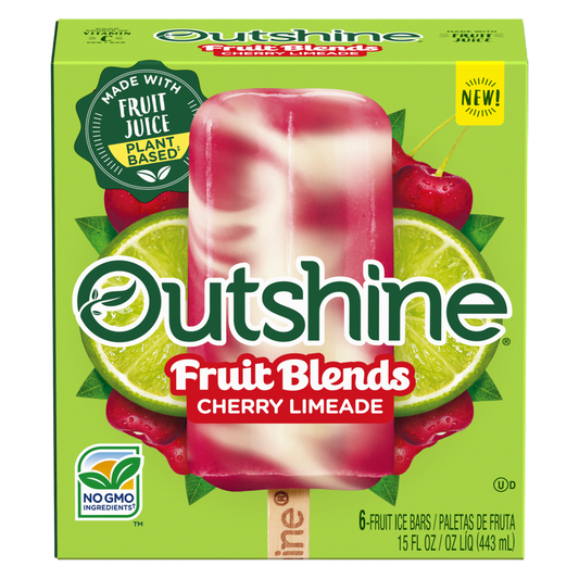 Outshine Cherry Limeade Frozen Fruit Bars, 6ct