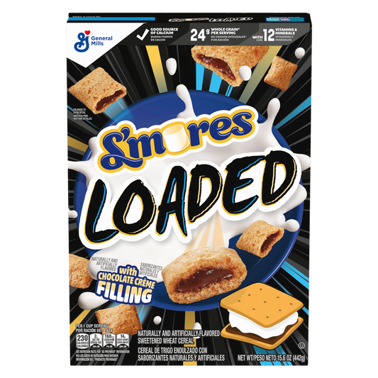 General Mills Loaded Smore's with Chocolate Creme Filling Cereal, 15.6oz.