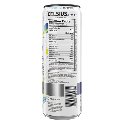 CELSIUS Sparkling Astro Vibe Energy Drink 12oz Can