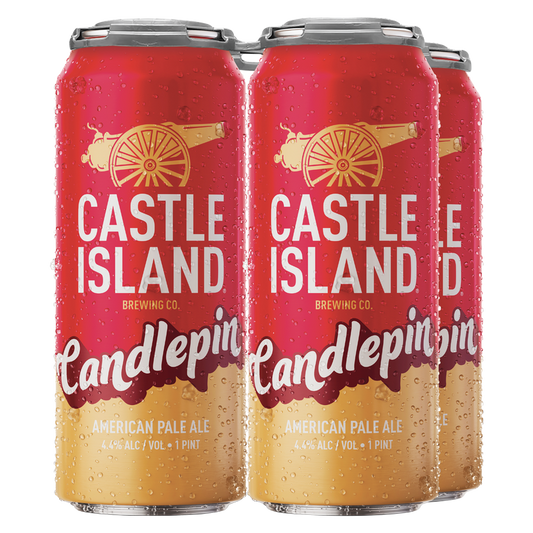 Castle Islands Candlepin 4pk 16oz Can 4.4% ABV
