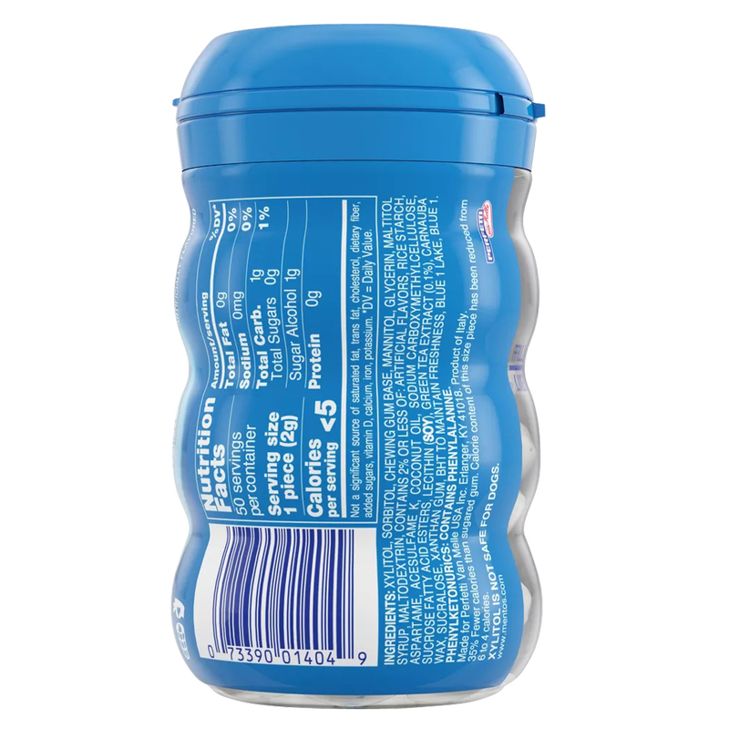 Mentos Pure Fresh Freshmint With Green Tea Sugar-Free Gum 50ct