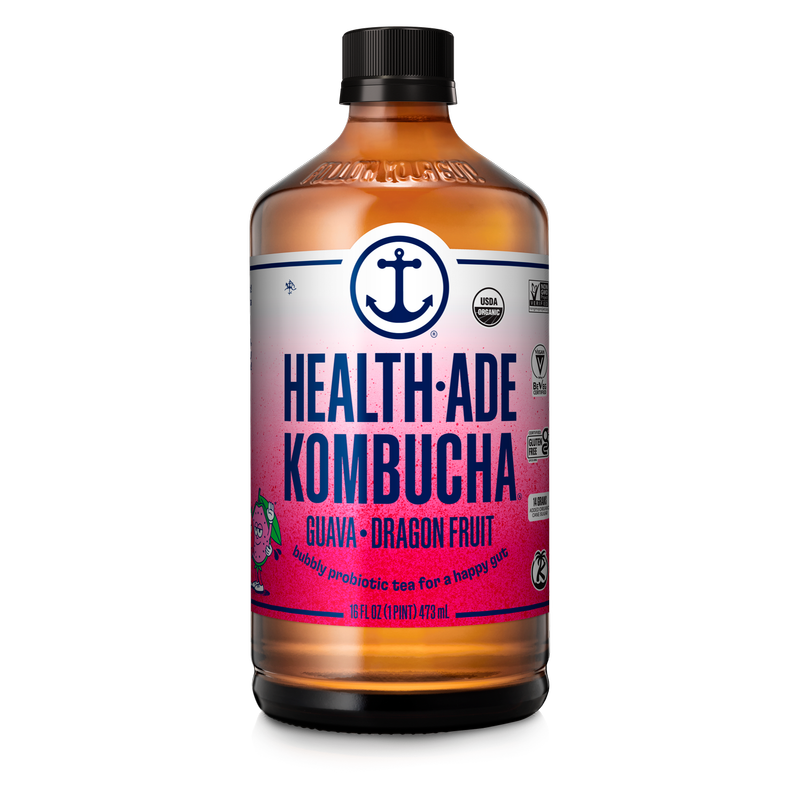 Health-Ade Guava Dragonfruit Kombucha 16oz Btl