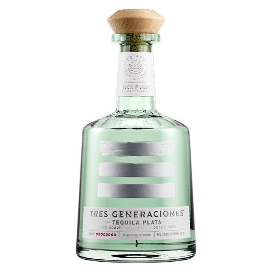 Tres Generaciones Plata Tequila 750ml (80 Proof )