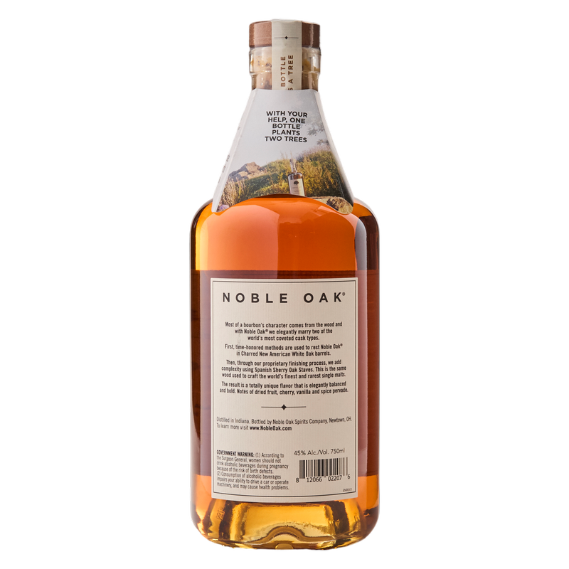 Noble Oak Double Oak Bourbon 750 Ml