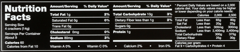 Carr's Table Water Crackers 4.25oz