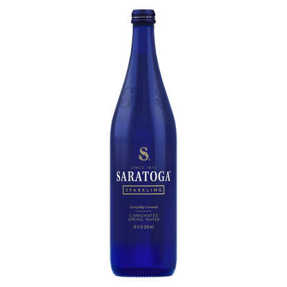 Saratoga Sparkling Spring Water 28oz Glass Bottle
