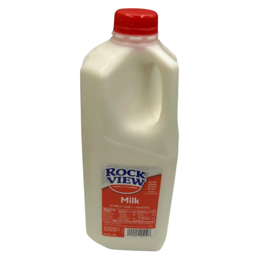 Rockview Whole Vitamin D MIlk - 1/2 gallon