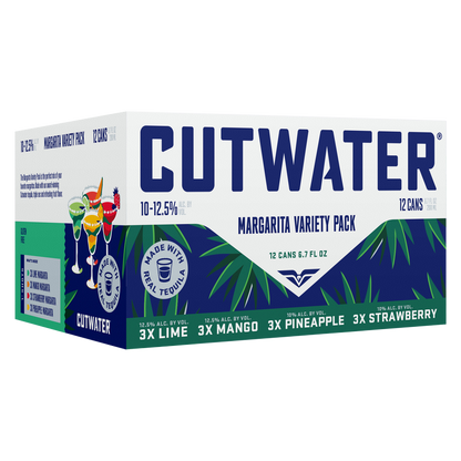 Cutwater Margarita Variety 12pk 200ml Can 10-12% ABV