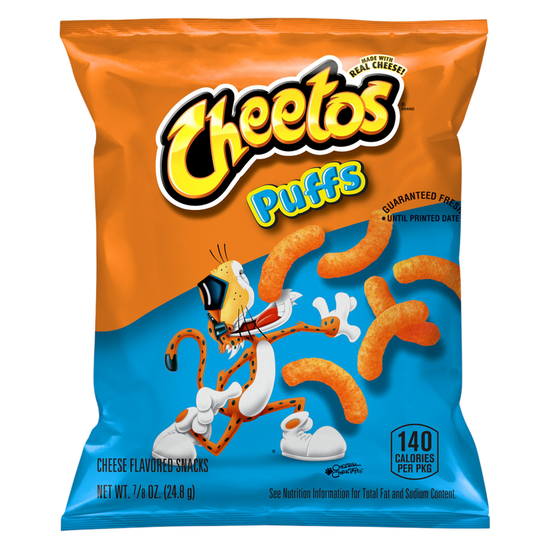 Cheetos Puffs Cheese Flavored Snacks 7/8 Oz